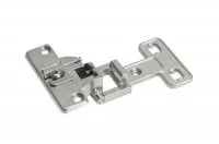 Спецпетля 180" вкладная, отделка никель