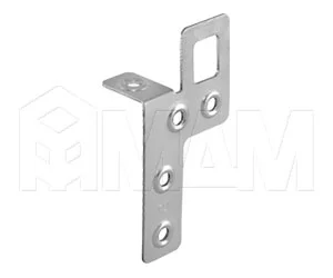 Навес металлический с креплением в двух плоскостях, 22х40х81 мм, правый: N2D22X40X81R