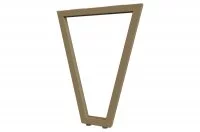 Опора для стола V-образная Лиссабон-Т l.550, h.820, отделка золото (перламутр)