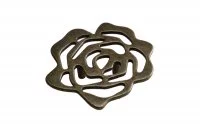 Ручка-скоба 32мм, отделка бронза "Флоренция"