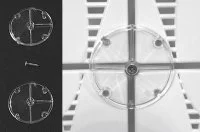 Комплект креплений для навески декоративных панелей, отделка транспарент, 10 шт.