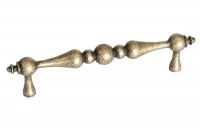 Ручка-скоба 128мм, отделка бронза матовая