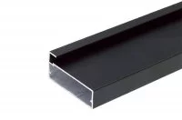Профиль рамочный FP.02, L=3000мм, отделка черная