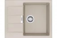 Мойка Sirius SID 611-62/44, цвет кофе, выпуск 3,5", вентиль-автомат, скрытый перелив, сифон в комплекте Мойка Sirius SID 611-62/44, цвет кофе, выпуск 3,5", вентиль-автомат, скрытый перелив, сифон в комплекте