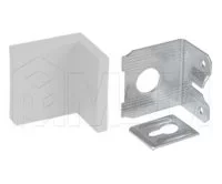 Мебельный навес универсальный, металл, белая пластиковая заглушка, 15 кг: 55031-016 Мебельный навес универсальный, металл, белая пластиковая заглушка, 15 кг: 55031-016