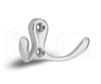 Крючок двухрожковый хром: WP1904