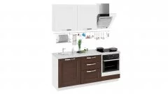 Кухонный гарнитур длиной - 180 см (со шкафом НБ)