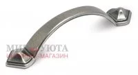 Ручка-скоба 96мм серебро состаренное: UR0711/96 Ручка-скоба 96мм серебро состаренное: UR0711/96