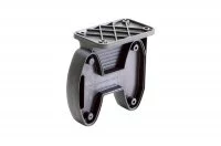 Опора для крепления выдвижных элементов к полкам, отделка коричневая