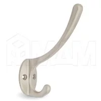 Крючок двухрожковый никель матовый: WP1806