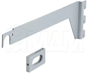 KALI держатель для штанги, компл. из двух держателей, серебро: KL260GR