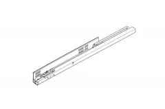 Направляющая Тандем L=500мм полного выдвижения с доводчиком, левая
