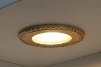 Светильник LED Nika, 3.5W/350mA, 3000K, отделка золото глянец