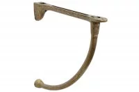 Менсолодержатель "Изогнутый", отделка бронза, комплект 2 штуки
