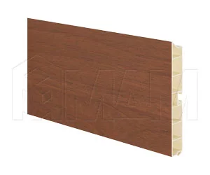 Цоколь пластиковый (высота 150, длина 4000 мм), орех Моцарт: 15.1232 4M