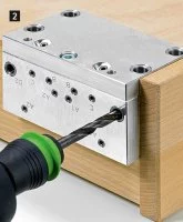 Hettich: 44777: Сверлильный кондуктор BlueJig для Quadro EB 20 / Quadro 4D