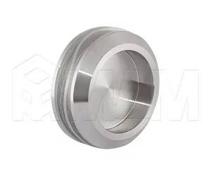 Round ручка-раковина для стеклянных дверей 8-10 мм, нержавеющая сталь, D58: DHK-58H-45-SS