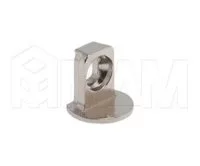 MAORI Опора полкодержателя для деревянных полок толщиной от 16 мм с фиксацией, никель: 2600 410 MAORI16