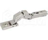 Петля TIOMOS MIRRO для стекла под клей со встроенным амортизатором (90/125) накладная: F029140325