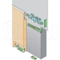 HIDDEN Комплект на одну дверь до 80 кг, для проема до 900 мм, L - 1150: HID1150 HIDDEN Комплект на одну дверь до 80 кг, для проема до 900 мм, L - 1150: HID1150