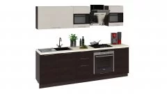 Кухонный гарнитур длиной - 240 см (со шкафом НБ) «Латте-2»
