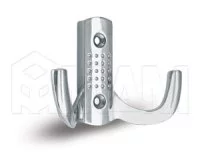 ARGUS Крючок двухрожковый хром: Z-341.G2