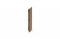 3701 Торцевая заглушка для цоколя ПВХ Н.100, коричневая