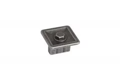 Ручка-кнопка, отделка железо античное черное