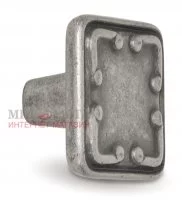 Ручка-кнопка серебро состаренное: WPO.669.000.00E8