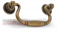 RUSTICO Ручка-скоба 80мм бронза состаренная: UR2102GAE/80