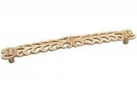 Ручка-скоба 192мм, отделка золото винтаж