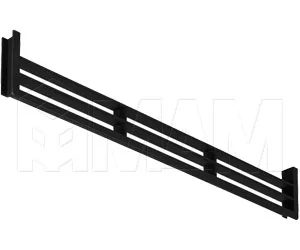 Вентиляционная решетка для цоколя, черная: 90.449.NR