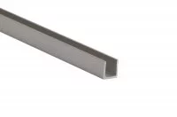 Профиль торцевой 600мм для стеновых панелей, отделка алюминий Профиль торцевой 600мм для стеновых панелей, отделка алюминий