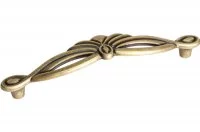 Ручка-скоба 128мм, отделка бронза античная "Флоренция" Ручка-скоба 128мм, отделка бронза античная "Флоренция"