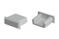 Заглушка глухая для профиля 1506, цвет серый