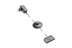 GTV: Блок питания для светодиодных клипс 220/12V 1,5W, IP20, максимально 5 клипс 0,25W, дистрибьютер, про: LD-ZSKL15-00N