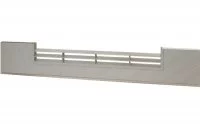 0100 Решётка вентиляционная для цоколя ПВХ H.100, L=600, под рифлёный алюминий NEW