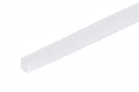 V0314R102 Уплотнитель пластиковый для стекла 4мм, L=4000мм, отделка транспарент