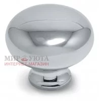 Ручка-кнопка D32мм хром: GP1604