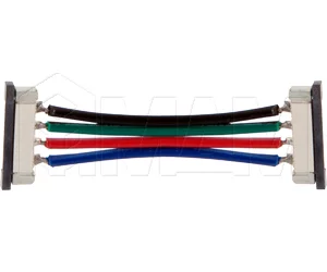 Коннектор 10мм, для RGB, провод 50см: LSA-10RGB-PC-L50-PC