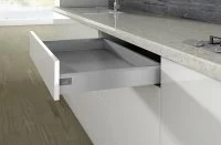 Hettich: 9150683: комплект выдвижного ящика ArciTech 94/500 мм, серебристый