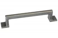 Ручка-скоба 128мм, отделка железо античное