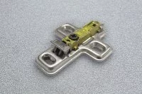 Клип-ответная планка Н4 под шуруп, крестообразная с 3-мя отверстиями