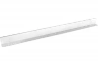 Кронштейн 600 мм для крепления столешницы H.38,8мм к стене, отделка белый бархат (матовый)