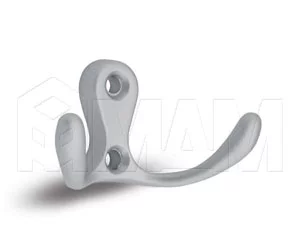 Крючок двухрожковый хром матовый: WP1908