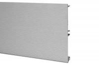 177 Цоколь алюминиевый Н.150, L=4000, рифлёный алюминий 177 Цоколь алюминиевый Н.150, L=4000, рифлёный алюминий