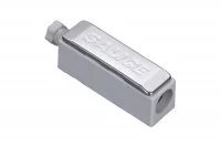 Адаптер Push Magnetic прямоугольный, крепление под шуруп, серый