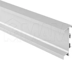 GOLIGHT Универсальная профиль-ручка под столешницу, под светодиодную ленту, алюминий матовый, L-4100мм: GL3.3566.4100.7F PR