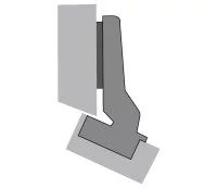 Hettich: 1061843: Петля Intermat петля для накладных дверей