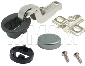 Петля стандартная вкладная площадка под саморез/хр мат круг.: C123152 под саморез/хр мат кру